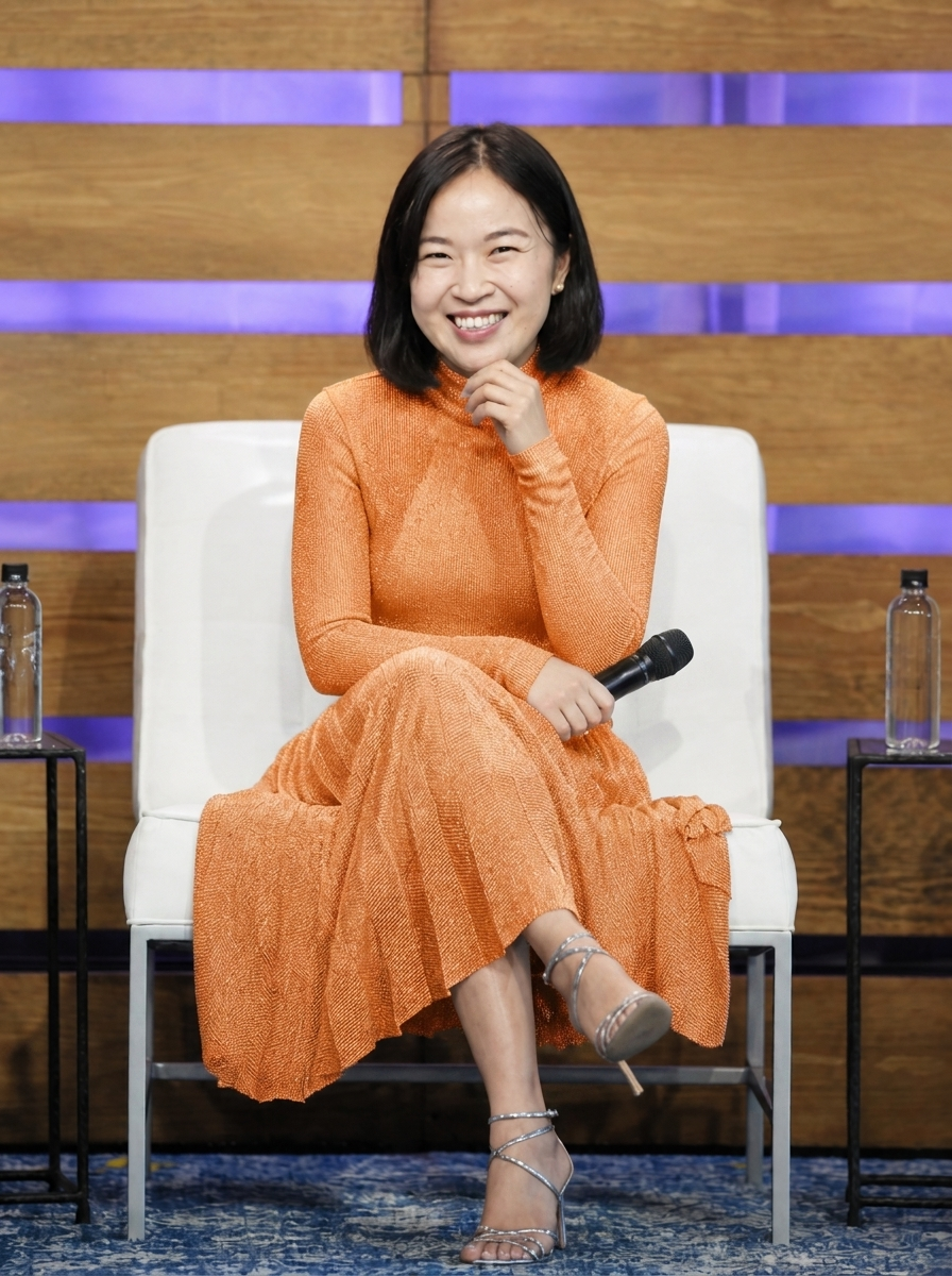 Wan Wei speaking at an AI Native Circle session